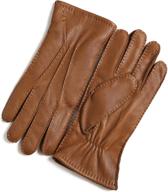 🧤 yiseven deerskin cashmere handsewn buckskin men's gloves & mittens: premium accessories logo