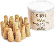 🪔 kiru palo santo incense cones - meditation, cleansing, smudging & stress relief (1.23 oz) - enhanced seo logo