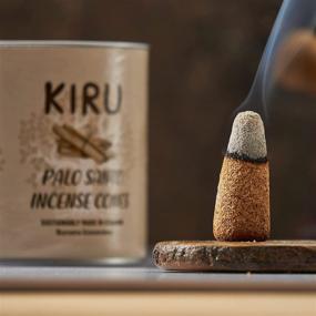 img 2 attached to 🪔 Kiru Palo Santo Incense Cones - Meditation, Cleansing, Smudging & Stress Relief (1.23 oz) - Enhanced SEO