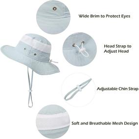 img 1 attached to 🧢 Durio Summer Beach Boys' Hats & Caps - Toddler Infant Accessories