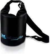 gozone life waterproof dry bag - ultimate companion for outdoor adventure - shoulder straps - 100% lifetime guarantee - kayaking - fishing - swimming & backpacking - uncompromising durability - black large (15l) логотип