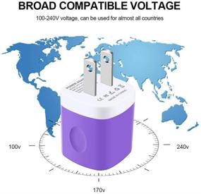 img 1 attached to 🔌 Премиум-быстрая зарядная кубическая🔌: 5-пакетный USB-плаг, 1A/5V зарядное устройство для iPhone, iPad, Samsung Galaxy и других устройств