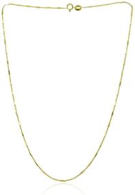 img 3 attached to 💎 Dazzle with Sea Ice: Sterling Diamond Cut Necklace for Boys' Jewelry