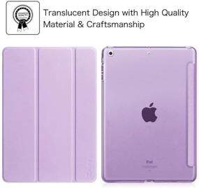 img 3 attached to 📱 Fintie Lavender Purple iPad Mini 3/2/1 Case - Lightweight Smart Slim Shell Translucent Frosted Back Cover Protector with Auto Wake/Sleep - Compatible with iPad Mini 1/2/3