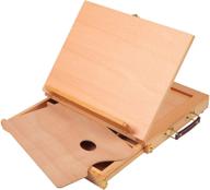 🎨 enhanced art adjustable solid wood table sketch box easel with convenient storage drawer logo