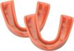 adams adult mouth straps orange logo