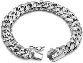 img 4 attached to Meilanduo Solid Sterling Silver Bracelet Boys' Jewelry in Bracelets