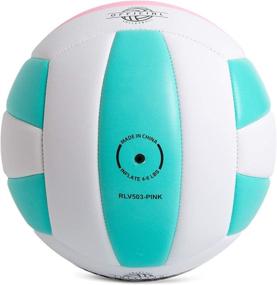 img 2 attached to 🏐 Waterproof Volleyball Light Touch Recreational Ball for Pool, Gym, Indoor & Outdoor Use - Runleaps Soft Indoor Volleyball, Size 5