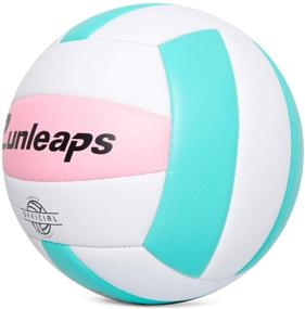 img 3 attached to 🏐 Waterproof Volleyball Light Touch Recreational Ball for Pool, Gym, Indoor & Outdoor Use - Runleaps Soft Indoor Volleyball, Size 5