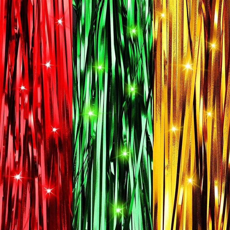 christmas shimmer icicles decorations iridescent logo