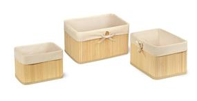 img 3 attached to Bamboo Bliss: Unveiling the Claremont Nesting Three Basket Gift Set