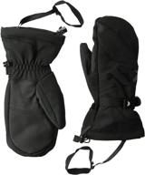 gordini waterproof insulated mitts black logo