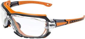 img 3 attached to 🚀 Global Vision Octane Sport Motorcycle Riding Safety Glasses: Orange Gasket, Clear & Smoke Lens - 2 Pairs