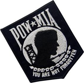 img 2 attached to 🧵 POW FORGOTTEN Embroidered Iron Patch Sewing: Elevate Your DIY Fashion With Our Quality Patches!