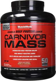 img 4 attached to 🏋️ Find Effective Muscle Gains with MuscleMeds Carnivor Mass - Vanilla Caramel