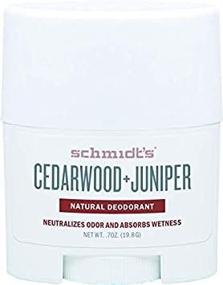 img 1 attached to 🌲 Schmidt's Cedarwood + Juniper Travel Size Natural Deodorant Stick - 0.7 oz / 19.8 g