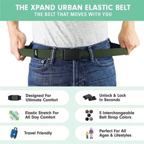 img 2 attached to 👖 Xpand No Show Magnetic Men's Urban Belt Accessories