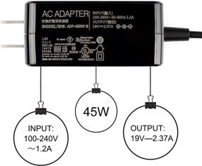 img 2 attached to 🔌 High-Quality 45W ADP-45BW B AC Adapter Charger for ASUS X551 X551C X551CA X551M X551MA X551MA-DS21Q X551CA X551CA-DH31 VivoBook Q301LA V551LA V551LB V551LA-DH51T X751NA Q501LA Q501LA-BBI5T03 Q501LA-BSI5T19