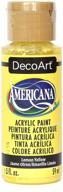 decoart americana acrylic 2 ounce yellow logo