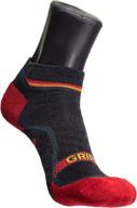 grip6 socks thick hiking midnight logo