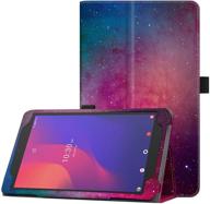 famavala folio case cover for t-mobile alcatel joy tab 2 8-inch tablet model 9032z 2020 released (pinkaxy) logo