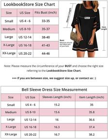 img 1 attached to LookbookStore Casual Crewneck Patchwork XX Large Women's Clothing and Dresses