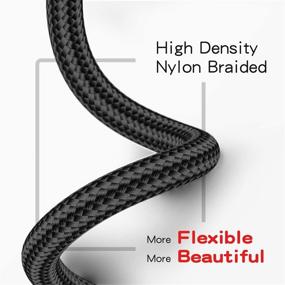 img 3 attached to 🔌 Fast Charging USB Type C Cable [2-Pack 3FT] - Samsung Galaxy S9 Charger, S8 S10 S10e, USB to USB C Adaptive Charging Cable for Galaxy S10 S9 S8 S20 Plus, Note 8 9 10 20 (Black)