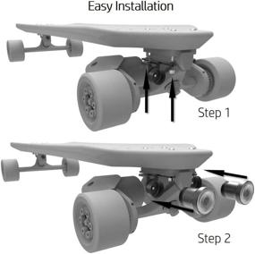 img 2 attached to 🚦 Enhance Visibility & Safety: Oriti Smart Skateboard Lights with Brake Sensing & Motion Sensing