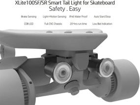 img 3 attached to 🚦 Enhance Visibility & Safety: Oriti Smart Skateboard Lights with Brake Sensing & Motion Sensing