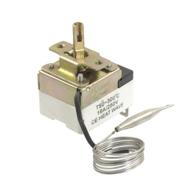 🌡️ uxcell 1nc 1no temperature control switch capillary thermostat: ideal for ovens, refrigerators, smokers and heaters - ac 250v 16a, 50-300c logo