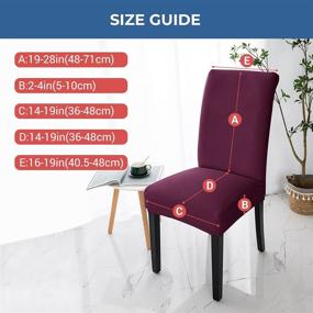 img 1 attached to 🪑 Enhance Dining Experience with COOLBEBE Pack Chair Cover – Stylish, Comfortable, and Protective