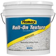 🍿 homax 41072024181 roll on ceiling texture: popcorn white, 2 gal - easy application for flawless finish! logo