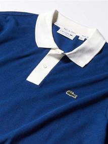 img 1 attached to Lacoste Sleeve Semi Fancy Alizarin Abysm X Large Men's Clothing