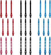 maxmau set of 27 aluminium dart shafts - darts accessory with hard metal stems, alloy pole – ideal for outdoor sports – professional-grade логотип