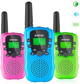 img 4 attached to 🎁 BATURU Walkie Talkies Flashlight - Perfect Birthday Gift with Endless Adventures