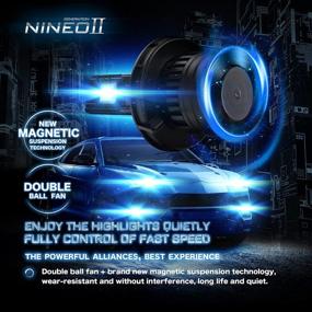 img 1 attached to 💡 NINEO H13 LED Bulbs: 16000LM 90W 9008, G-XP x3 Chips, 6500K Cool White Car Lights - Waterproof & Easy to Install (Pack of 2)