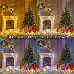 img 3 attached to 🎉 Ollny 200LED/66FT Outdoor String Lights with Remote - Waterproof & Multi-Colored to Warm White Color Changing - Timer & 11 Lighting Modes - for Xmas, Thanksgiving, Indoor & Outdoor Decorations