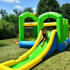 img 1 attached to 🏀 Inflatable Bouncing Basketball Certified: Bounceland's Ultimate Fun Zone!