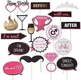 img 2 attached to 📸 Optimize Your Bridal Shower or Bachelorette Party Photos with Fun Photo Booth Props - Perfect Selfies for Engagement and Girls Night Out Party Supplies - Photobooth Prop Sticks for Weddings