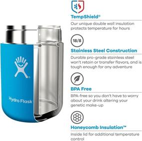 img 3 attached to Watermelon Hydro Flask Food Jar - 12 oz Stainless Steel, Vacuum Insulated, Leak Proof Cap