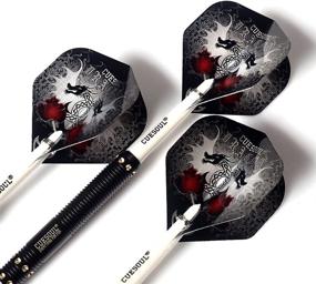 img 2 attached to 🎯 CUESOUL Dragon Professional Steel Tip Darts - Range of Weights: 25g, 23g, 21g, 20g