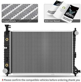 img 3 attached to 🚗 Радиатор AUTOSAVER88 для Ford Mustang 3.8L V6 (Годы 1997-2004) - Совместимость ATRD1064