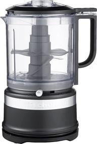 img 3 attached to 🍲 Кухонный комбайн KitchenAid KFC0516BM с насадкой для взбивания 5 чашек, чёрный матовый.