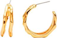 adlstigh golden earrings sterling elegant logo