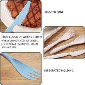 img 2 attached to Portable Reusable Eco Friendly Cutlery Set