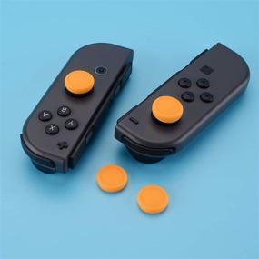 img 2 attached to eXtremeRate PlayVital Switch Joystick Caps - Enhance Grip & Precision Control for Nintendo Switch & Switch Lite - Caution Yellow