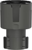 🚗 swigzy car cup holder expander adapter - adjustable holder for hydro flask, yeti, nalgene & large 32/40 oz. bottles - gray logo