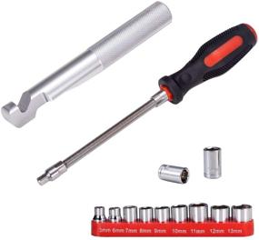 img 4 attached to 🔧 Ultimate Belt Changing & Clutch Cover Removal Tool Set for Polaris RZR S 900/XP/RZR XP4 1000 - Lesiyou, Silver