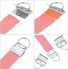 img 1 attached to 🔑 OrdLive Keychain Wristlet: Hardware Wristbands for Beading & Jewelry Making