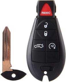 img 1 attached to 🔑 ECCPP 2X Key Fob for Chrysler 300, Dodge Challenger, Durango, Magnum, Jeep Grand Cherokee - Keyless Entry Remote 56046639AC 56046639AD 56046639AE-433Mhz